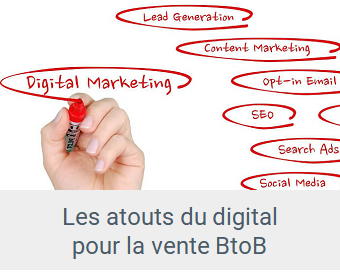 Lien Atouts du digital pour la vente BtoB