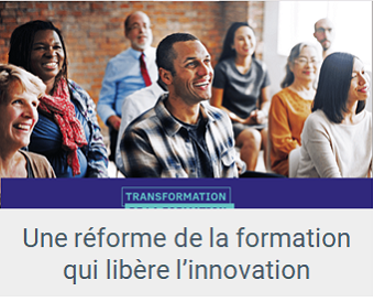 répondre au besoin - Lien Réforme de la formation qui libère l'innovation