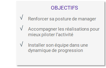 Objectifs formation Animer entraîner et motiver son équipe