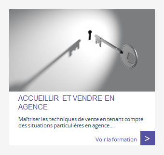 Accueillir les clients et vendre en agence