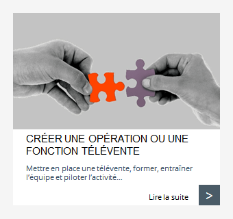 Créer une opération ou une fonction télévente