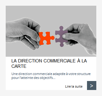 La direction commerciale à la carte