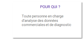 Pour qui les formations Collecter et analyser les données commerciales