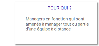 Pour qui les formations Manager à distance