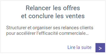 Formations - Relancer les offres et conclure les ventes