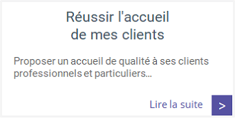 Formations - Réussir l'accueil de mes clients