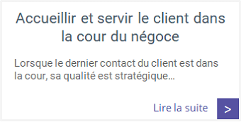 Formations - Accueillir et servir le client dans la cour du négoce