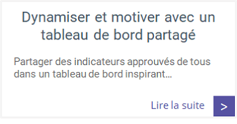 Formations - Dynamiser et motiver avec un tableau de bord partagé