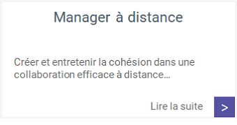 Formations - Manager à distance